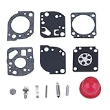 Savior RB-117 Carburetor Rebuild Kit Gasket Diaphragm for Zama C1U-W19 Carb Poulan PP025 PP26E PP125 PP325 SM705 SM706 WeedEater String Trimmer