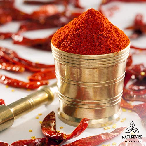 NATUREVIBE BOTANICALS ORGANIC RED CHILLI POWDER,4.97 OUNCES | CAPSICUM ANNUUM | NON GMO & GLUTEN FREE | ADDS FLAVOR AND SPICE…
