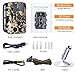 Hunting Game Camera Wildlife Surveillance Trail Cameras, 16MP 1080P with 65ft Infrared Night Vision, 0.2s Motion Activated, 46pcs No Glow IR LEDs, IP56 Waterproof,120°PIR Sensors,2.4’’ LCD Screen,Camo