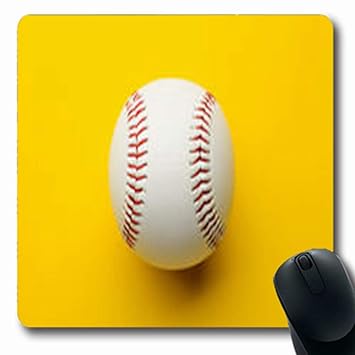 Alfombrillas de béisbol Pelota de béisbol Amarilla a Tiempo Copia ...