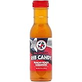Rib Candy - Peachy Peach Habanero Net Wt. 17 oz (476 g) Bottle