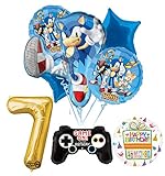 The Ultimate Sonic The Hedgehog 7th Birthday Party Supplies and Balloon Decorations