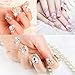 Nizi Jewelry Nail Rhinestones 1680pcs Rose Gold color Silver Foiled Mixed Sizes ss3 ss4 ss5 ss6 ss8 ss10 Nail Art Strass Stone Diy Craft Tiny Rhinestone Perfect for Nail art