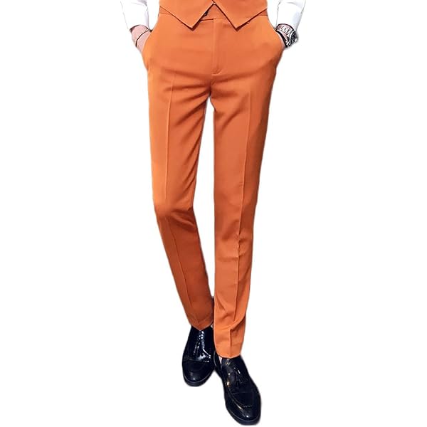 orange cotton dress pants Women's Paradisa Dunedin Orange Cotton Wide Leg Drawstring Pants | Size: L
