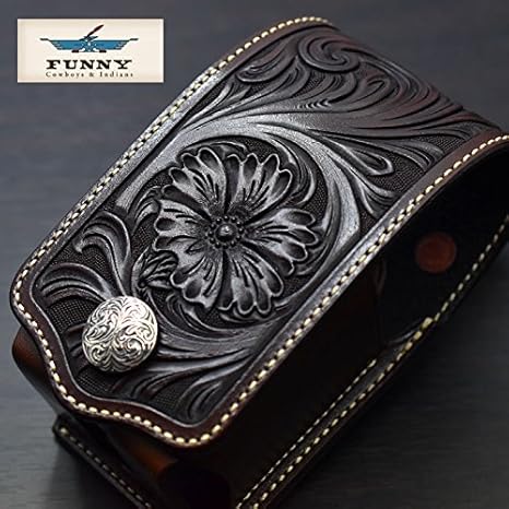 Amazon Co Jp Funny ファニー アイコスケース Iqosケース アイコスホルダー ホルスターケース クラフト ブラウン 牛革 日本製 手作り ホーム キッチン