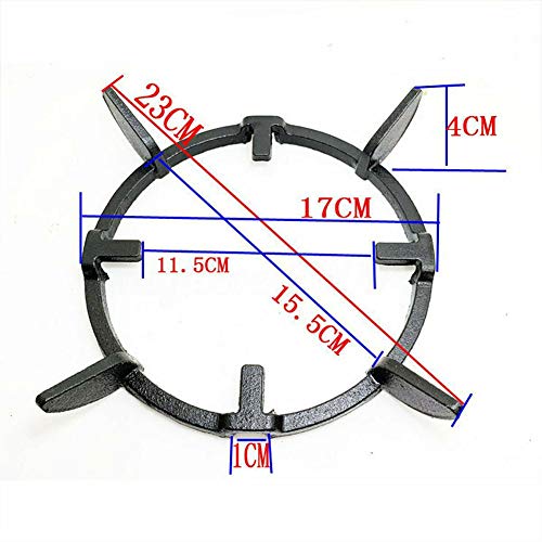 Wok Ring for Gas Hobs,Cast Iron Wok Support Stand, Universal Non Slip Stove Trivets,Kitchen Cooktop Range Pan Holder Stand,Camping Pot Holder,Home Replaceable Cooker Accessories