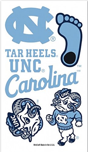 North Carolina Tar Heels Temporary Tattoos