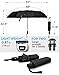 GOumbrella Travel Umbrella Windproof Rain (Teflon Coating) Sun (UPF50) Protection Compact - Auto Open/Close