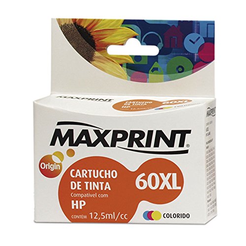 Cartuchos de Tinta Compatível com HP N60XL Tricolor CC644WB Maxprint