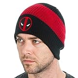 Marvel Comics DeadPool Logo Roll Slouch Beanie Cap Hat Costume Cosplay