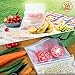 Reusable Storage Bags, Ziplock Food Sandwich Bags for Liquid, Snack, Lunch, Fruit, Freezer, Leakproof EXTRA THICK (8PACKS-3 Sandwich Bags + 3 Snack Bags + 2 Freezer)