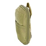 Compact Pocket Organizer MOLLE Compatible-Attach to Tactical Backpacks, Military Bags, and More