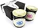 Maury Island Limited Harvest Jams 2-Flavor Variety: One 11 oz Jar Each of Blueberry Jam and Blackberry-Raspberry Jam in a BlackTie Box (2 Items Total)