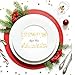 Supla 100 Pcs Christmas Holiday Table Setting Place Cards Gold Star Table Name Number Seating Cards Blank White Escort Cards Menu Tent Cards Wedding Guest Cards Buffet Cards for Party Dinner