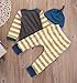 Lily.Pie Newborn Baby Boys Funny Bodysuits with Leggings Caps 3pcs Outfit Clothes (12-18M, Yellow)