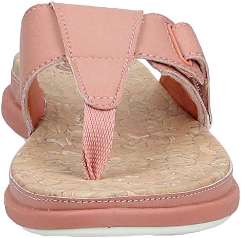 clarks flip flops pink