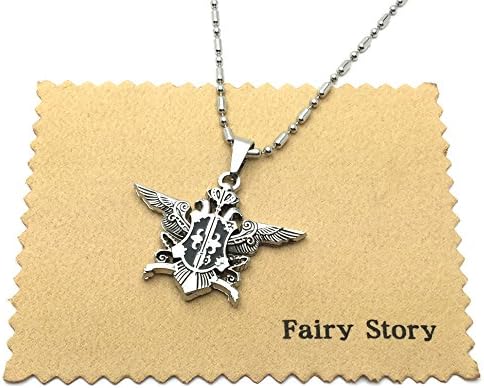Amazon Fairy Story 黒執事 ファントムハイヴ家紋章 エンブレム モチーフ コスプレ ネックレス クロス 箱あり コスプレ 仮装 通販