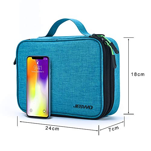 image for JESWO Electronic Organizer, Travel Cord Organizer, Electronic Accessor