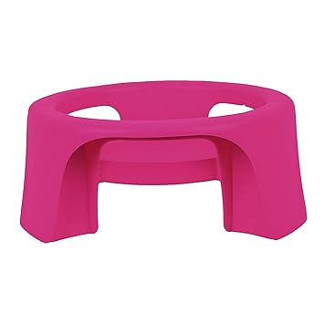 Kuber Industries Plastic Multipurpose Plant Pot Water Pot Gas Cylinder Stand (Pink) -CTKTC25525