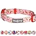 Blueberry Pet 7 Patterns Spring Scent Inspired Pink Dog Collar, Medium, Neck 14.5