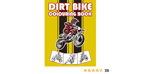 Dirt Bike Colouring Book Big Motorcycle Coloring Book For Kids Teens 26 Marshall Nick Amazon Sg Books