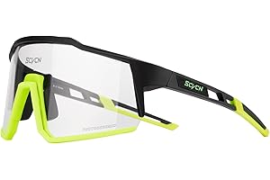SCVCN Photochromic Cycling Glasses with TR90 Sports Sunglasses Women Men Running Clear MTB Bike Bicycle Accessories