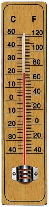 LND Gifts 2 Traditional Wooden Room Thermometer Indoor Outdoor UK Made view 4