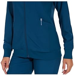 COZYFIT Scrub Jackets for Woman, Zip Front Nurse