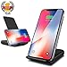 Wireless Charger, QI Certified 10W Wireless Charging Stand (No AC Adapter) Compatible iPhone XR/XS Max/XS/X, Samsung Galaxy Note 9/S9/S9 Plus and All QI-Enabled Phones (Black)