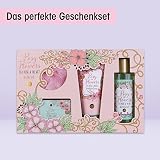 accentra POSY OF FLOWERS Bath Gift Set 4 Pc Women Body Care Relaxation Tea Rose view 2