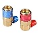Wilk New R134a System Port QC15 AC Quick Connector Adapter HVAC Coupler Car Auto Air-Conditioning