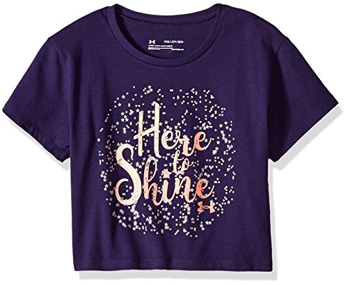 Camiseta de manga corta Under Armour para niñas Shine