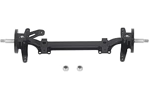 outdoorm RC Front Axle Steering Link High Strength Aluminium Alloy Steering Front Axle for 1/14 for Tamiya RC Unpowered Trail