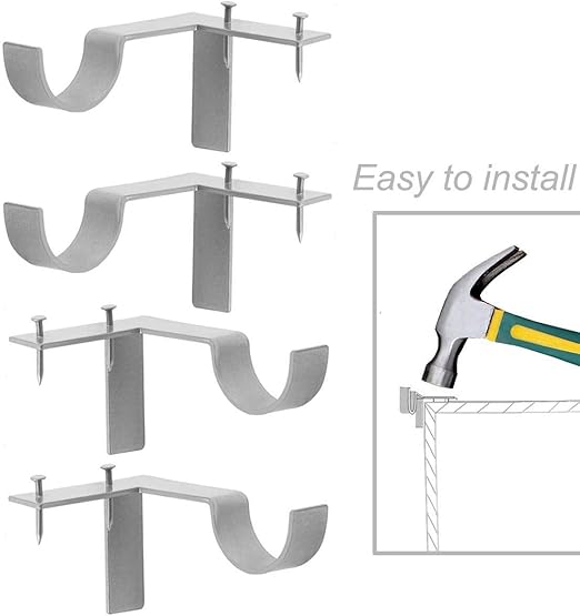 Amazon Com Meellion Curtain Rod Bracket Adjustable Curtain Rod