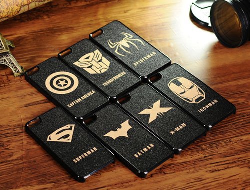 Fashionable Batman/superman/ironman/spiderman/captain America Superhero Series Hard Pc Matting Cellphone/ Cell Phone Cover Case for Apple Iphone 5/5s/6/6s