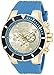Invicta Men's 18740 Pro Diver 18k Gold Ion-Plated Watch with Blue Silicone Band