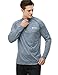 TM-MKZ01-SDN_Large Tesla Men's 1/4 Zip Cool Dry Active Sporty Shirt MKZ01