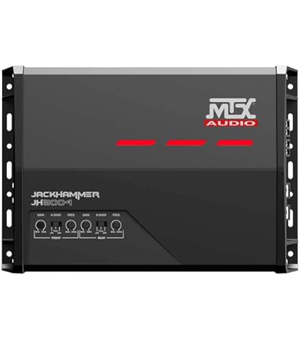 MTX Audio THUNDER75.4 75W×4chパワーアンプ MTX THUNDER75.4 4-channel car amplifier — 75 watts RMS x 4 at