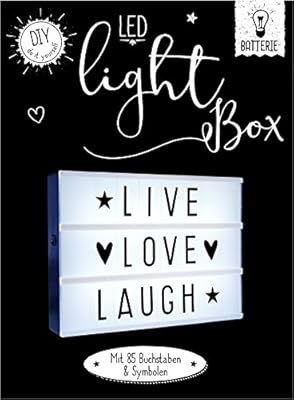 Lámpara decorativa de caja de luz A4 personalizable, caja de cine: Amazon.es: Iluminación