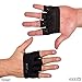 Fit Four The Gripper Glove Callus Guard Fitness Gloves for WODs, Weightlifting & Cross Training Athletes - Enhanced Silicone Grip Palm (Black, Large)