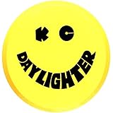 KC HiLiTES 5202 6" Round Yellow Plastic Light Cover w/ Black KC Daylighter Logo - Single Cover