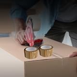 1ABOVE Brown Packing Tape 3 Rolls 48mm x 66m 54 micron Heavy Duty view 7