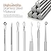 Teenitor 7 in 1 Pimple Popper Tool Kit - Blackhead Remover, Pimple Extractor, Comedone Extractor for Face