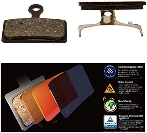 Shimano XTR XT SLX Deore M985 M988 M785 M666 M675 M615 S700 Cx77 R515 Replacement Brake Pads By Cooma Provide Quiet Smooth Braking Long Life Resin Organic Semi-metallic