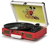Crosley CR8005A-DS Cruiser Portable 3-Speed Turntable, Disney