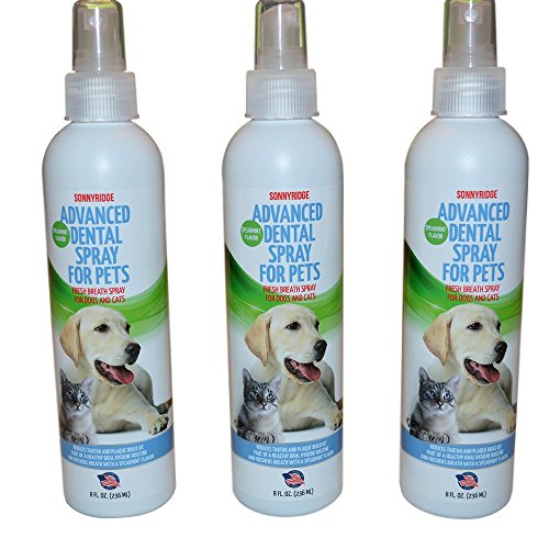 Sonnyridge Dog Dental Spray Removes Tartar, Plaque and Freshens Breath