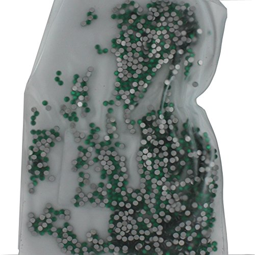 1440pcs 0.3" Blingbling Crystal Gems Crystal Diamond Rhinestone Sticker Phone Car Nail Art DIY (dark green)