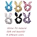 22PCS Hair Scrunchies Rabbit Ears Hair Tie Ropes Elastic Hair Bands Hair Bow Scrunchies Ponytail Holder Hair Accessories for Women Girls Teens Kids Children…