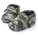 LIVEBOX Infant Baby Moccasins Soft Sole Army Camouflage Anti-Slip Tassels Prewalker Toddler Shoes (S: 0~6 Months, Camo Green)
