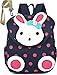 Children Kid Backpack Organizer Preschool with Harness Rabbit for Unisex (Blue)